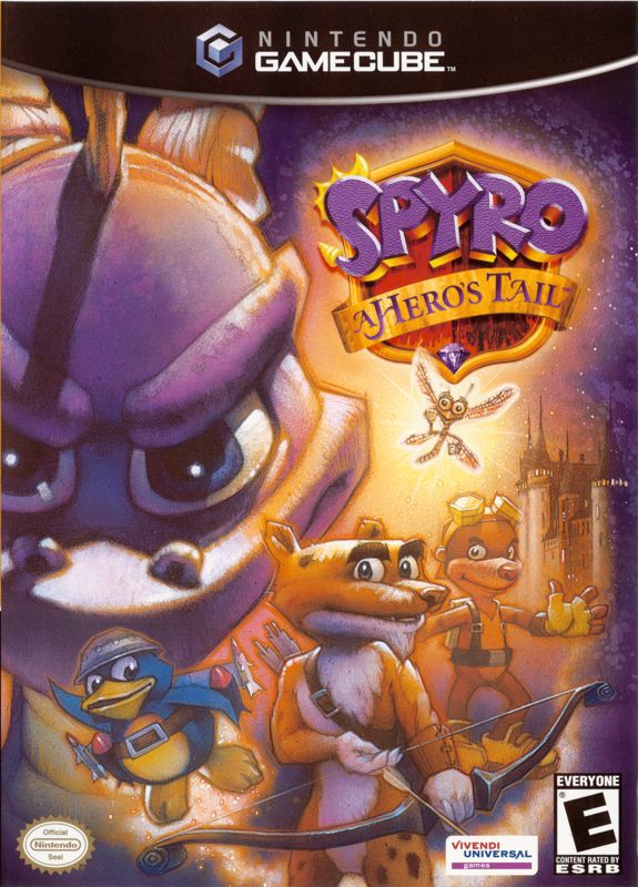 Spyro A Heros Tail box art for Xbox